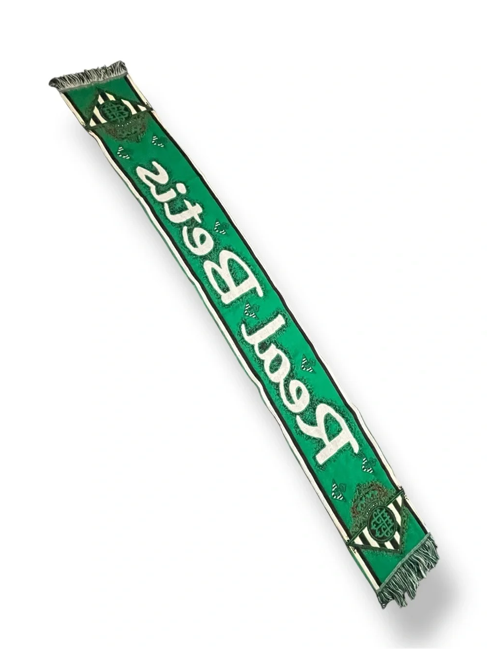 Official Real Betis Balompié Football Scarf Green Black Fringed Soccer